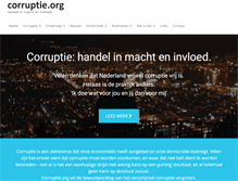 Tablet Screenshot of corruptie.org